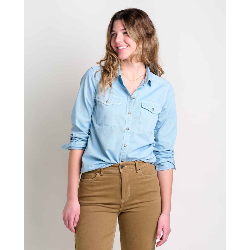 Women’s Arroyo Twill Long-Sleeve Shirt – Skyway
