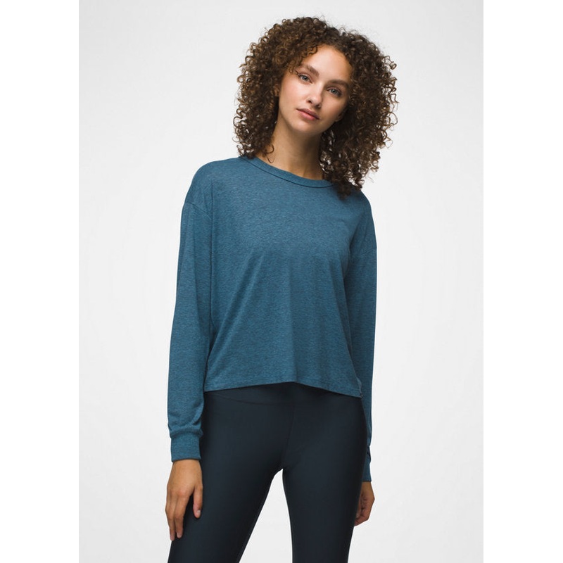 Women’s Cozy Up Long-Sleeve Crew – High Tide Heather