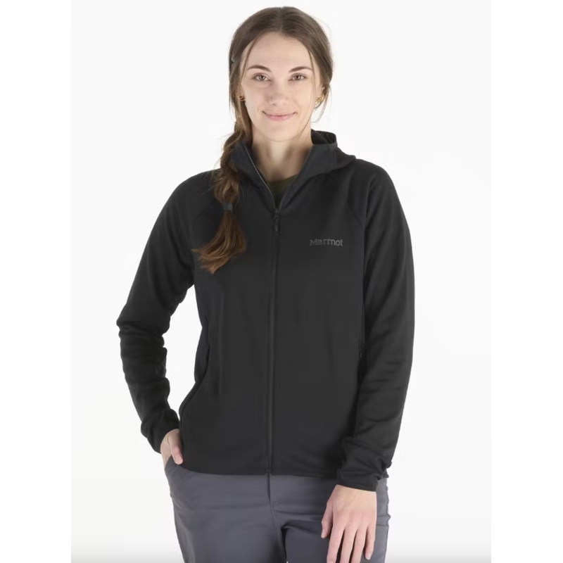 Women’s Leconte Full-Zip Fleece Hoodie – Black
