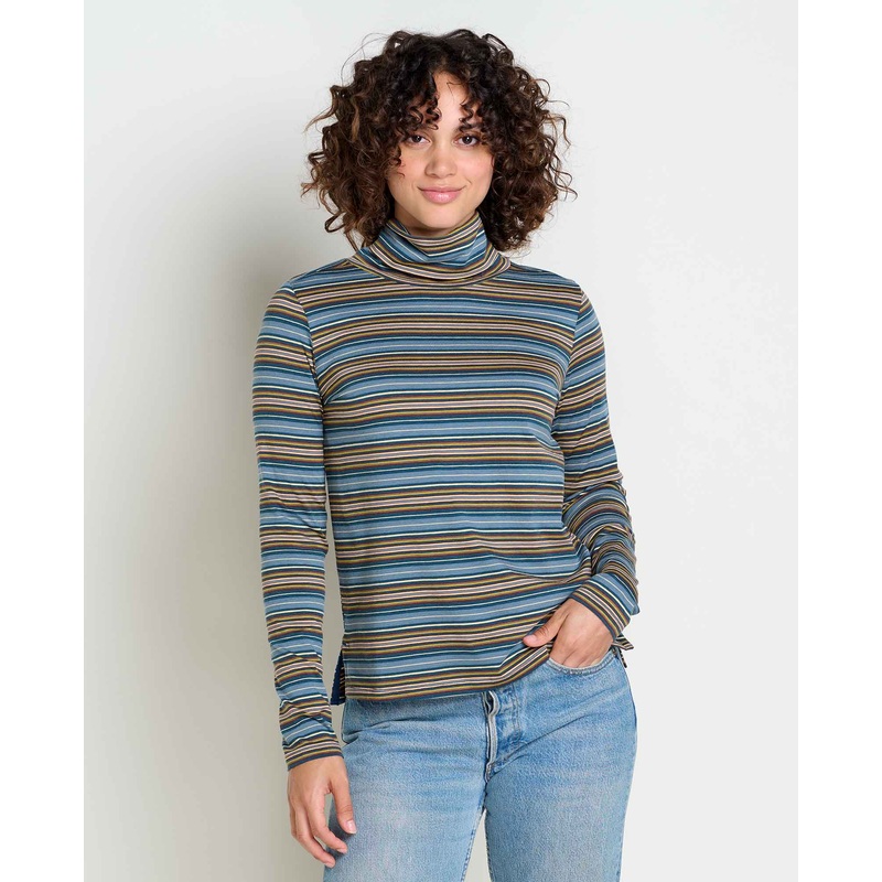 Women’s Maisey Long-Sleeve Turtleneck – North Shore Stripe