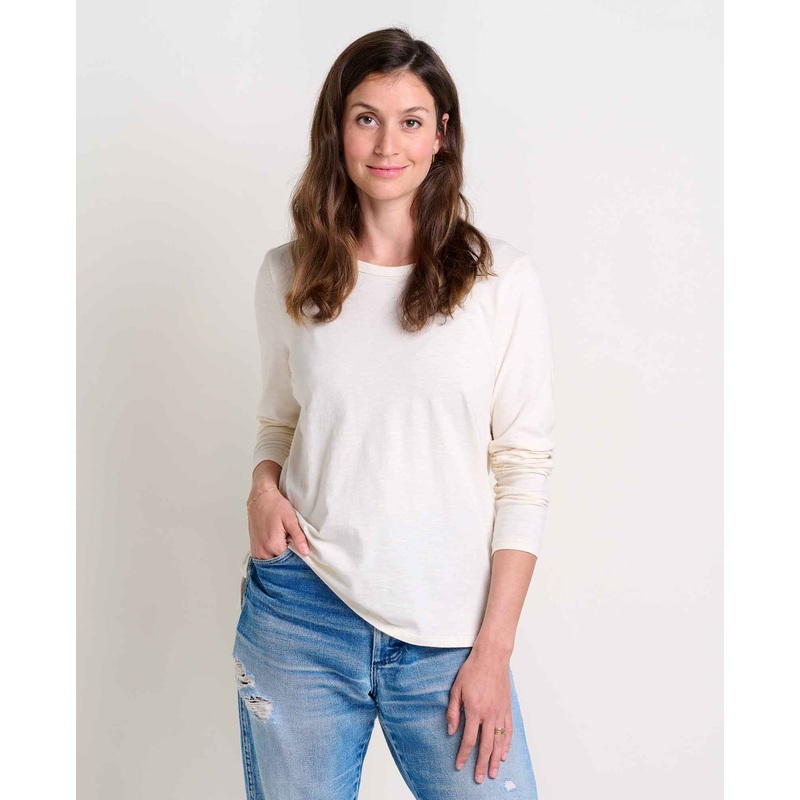 Women’s Primo Long-Sleeve Crew – Salt II