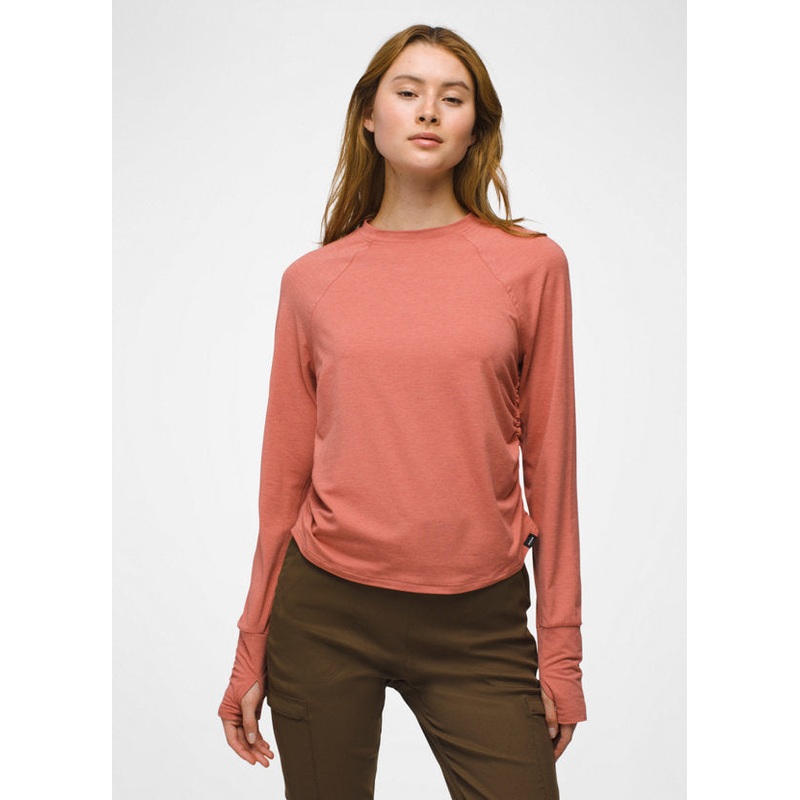 Women’s Sol Searcher Long-Sleeve Crew – Terracotta