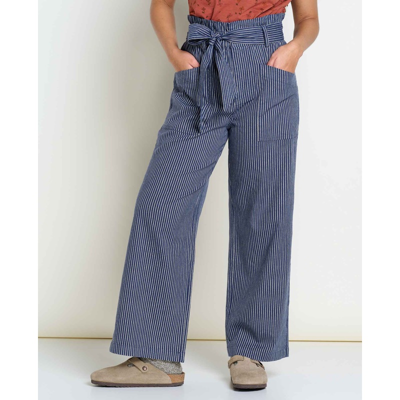 Women’s Tarn Trouser – Navy Railroad Stripe