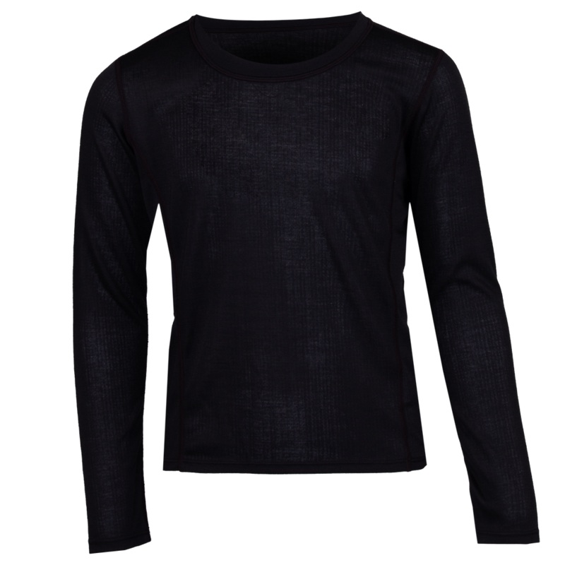 Youth Double Layer Crewneck – Black