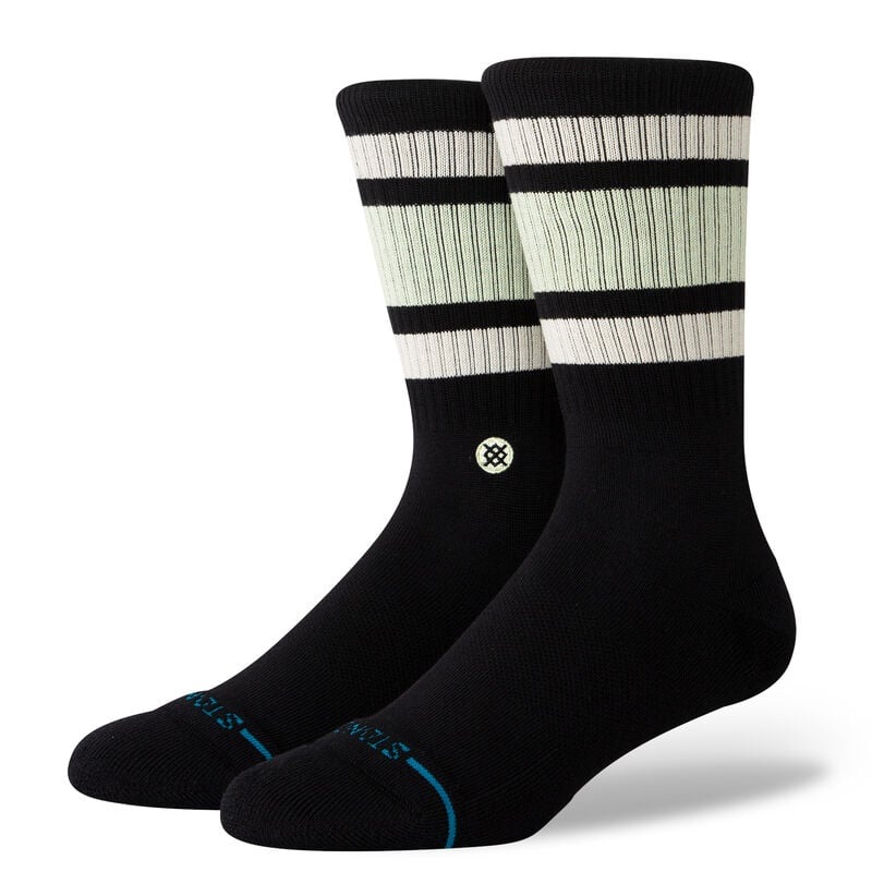 Boyd Crew Sock – Blue/Black|Blue/Black|Medium|Large