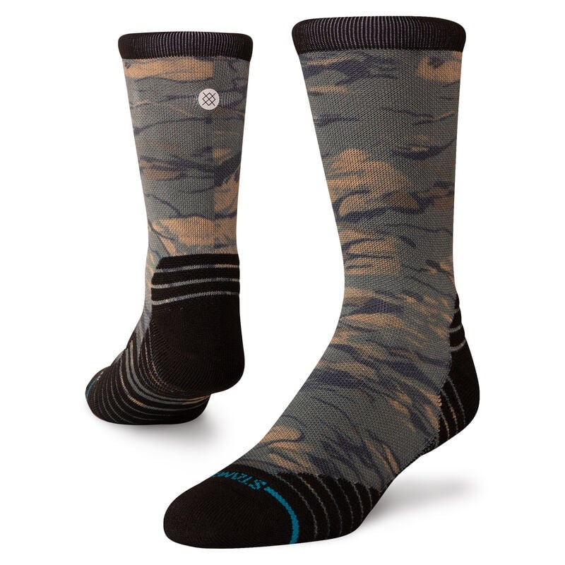 Rompin Medium Performance Crew Sock – Brown