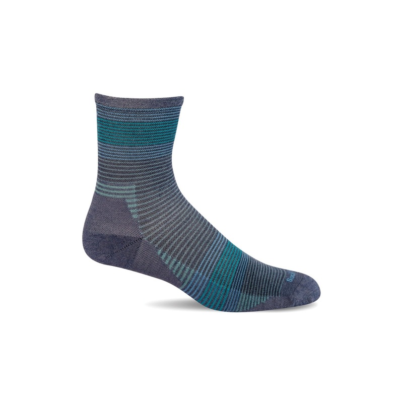 Women’s Cadence 3/4 Crew Sock – Denim