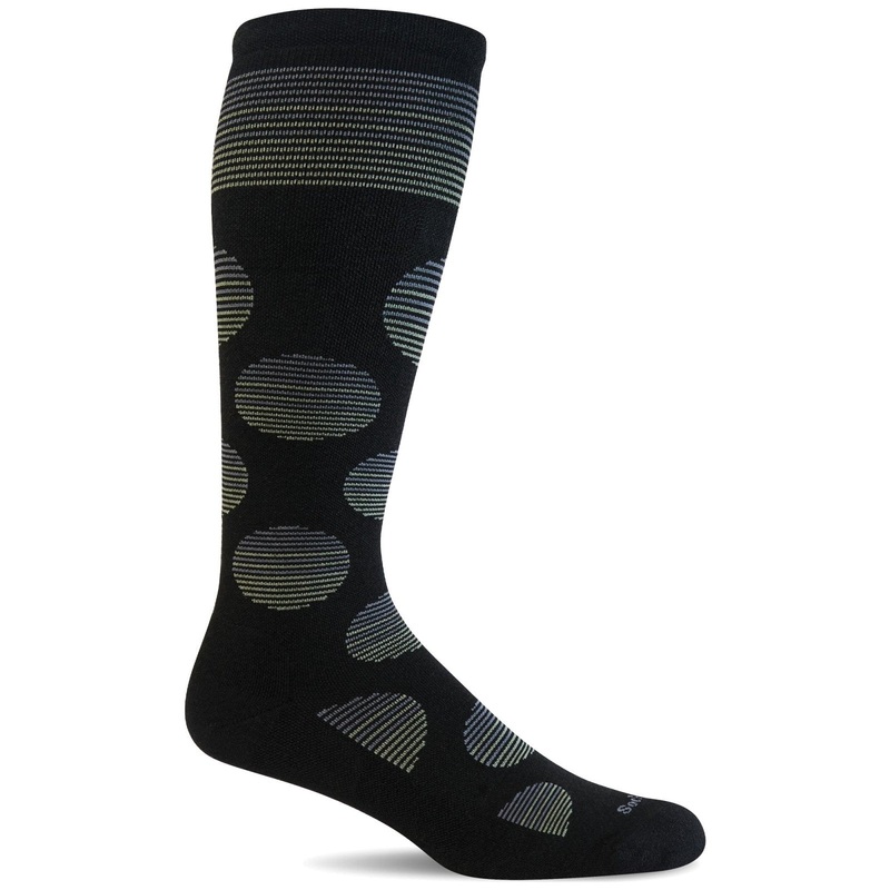 Women’s Featherweight Dot Sock – Black