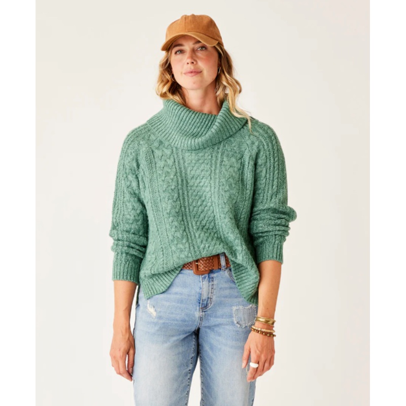 Women’s Field Sweater – Forest Heather