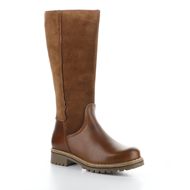 Women’s Hudson Round Toe Boot – Cognac/Redwood