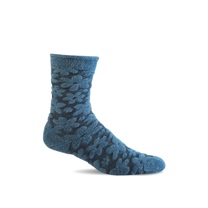 Women’s Petal Posh Sock – Bluestone