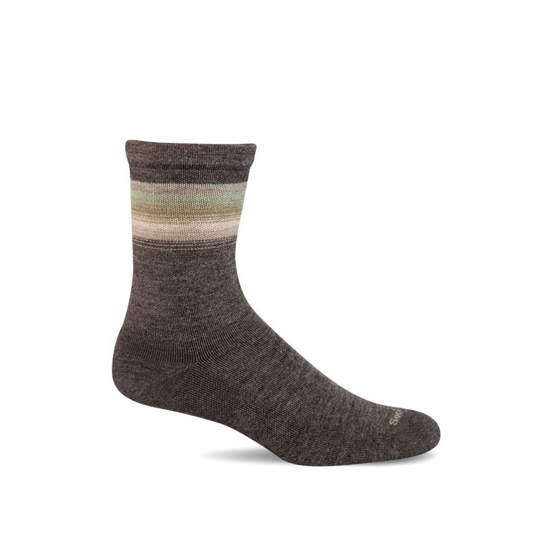 Women’s Plantar Cush Ombre Sock – Charcoal