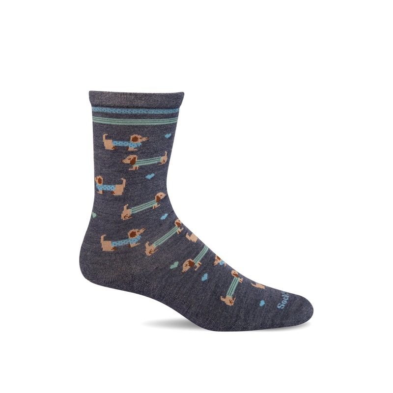 Women’s Puppy Love Sock – Denim
