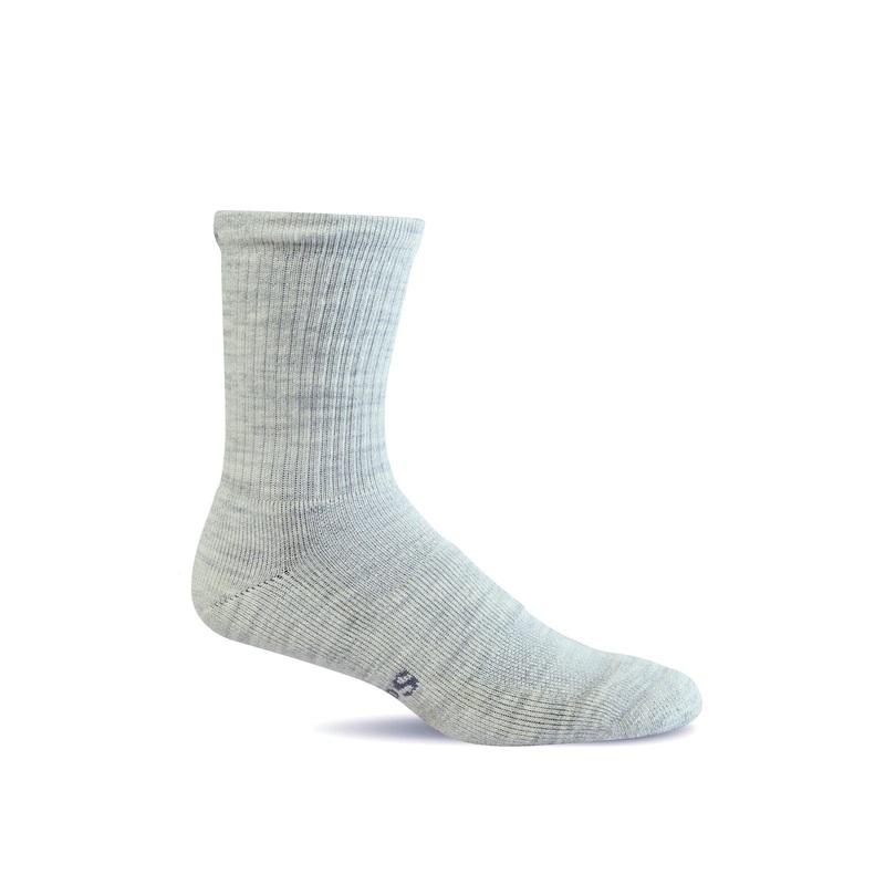 Women’s Walk About Crew Sock – Ash