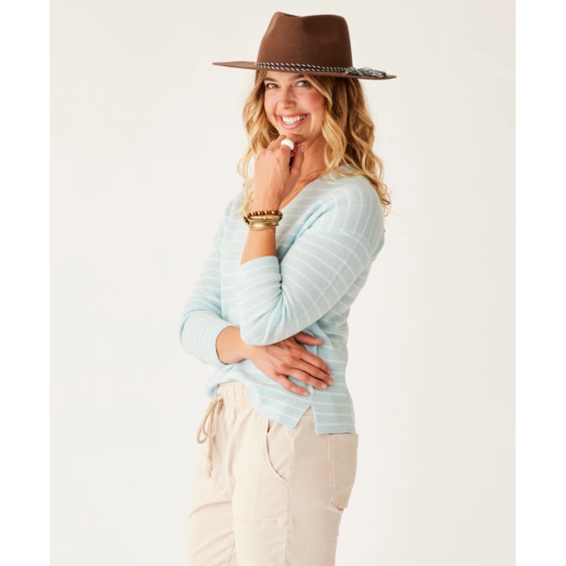 Women’s Zella Merino Sweater – Ice Stripe