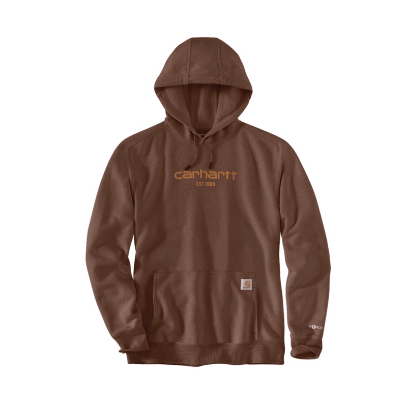 Force Relaxed Fit Lightweight Logo Graphic Sweatshirt – Mocha Heather