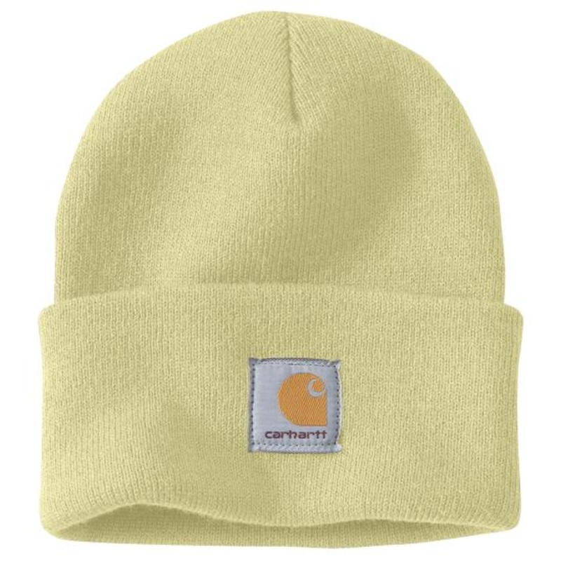 Knit Cuffed Beanie – Lemongrass