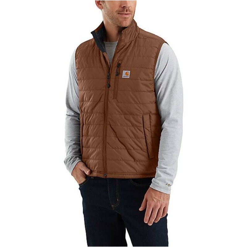 Men’s Rain Defender Insulated Vest – Relaxed Fit – Mocha