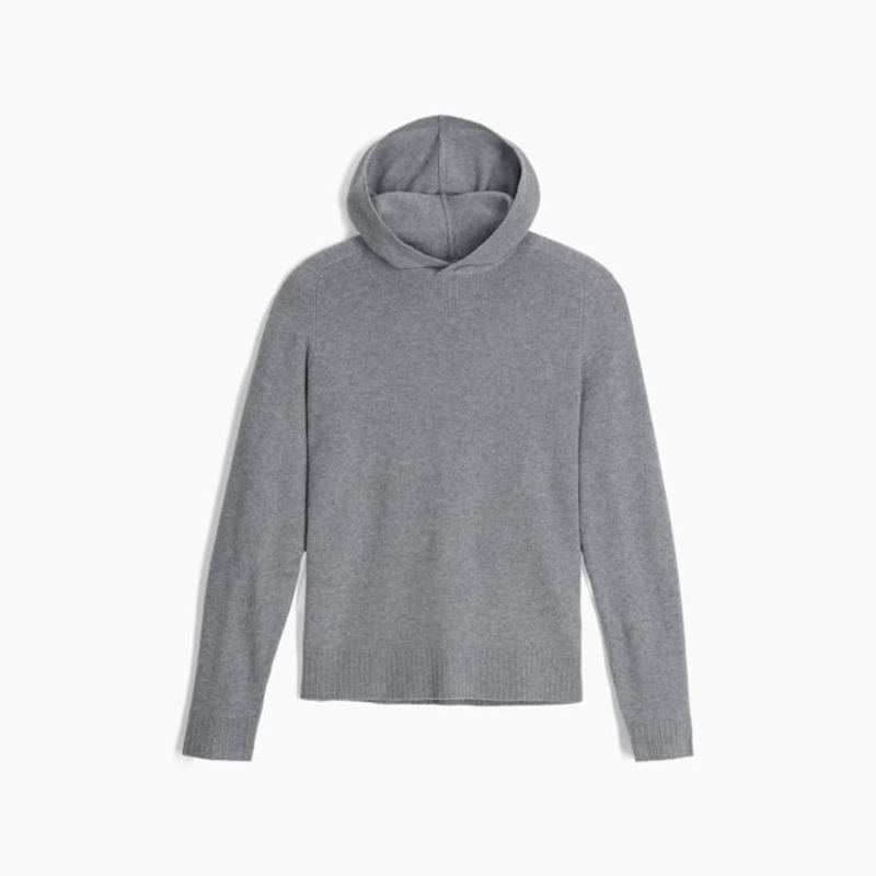 Rockcraft Wool Hoodie – Light Pewter Heather