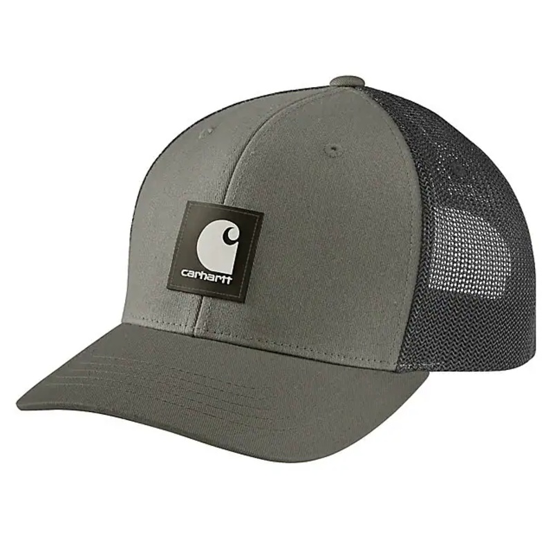 Rugged Flex Twill Mesh Back Logo Patch Cap – Dusty Olive