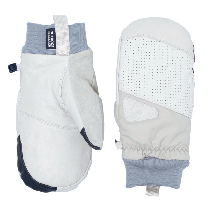 Snowcrew Leather Mitts – Oyster/Pro Khaki