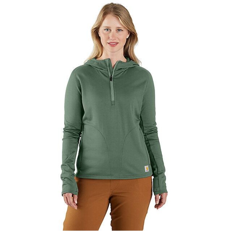 Women’s Force Relaxed Fit Half-Zip Hooded T-Shirt – Frosted Balsam