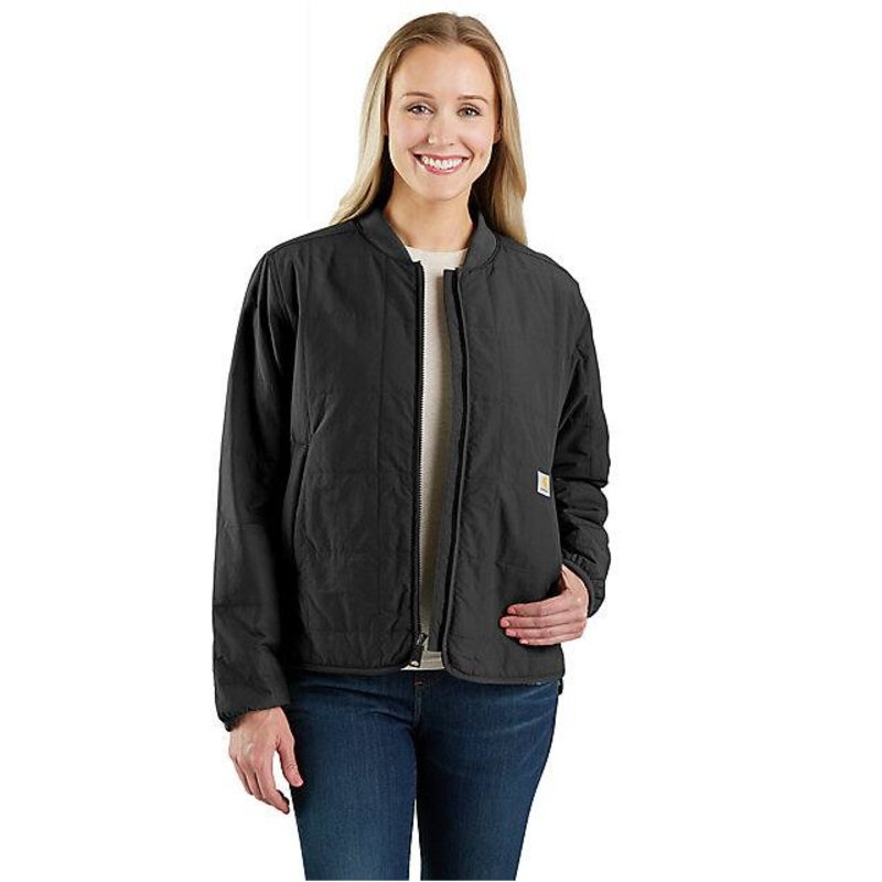 Women’s Rain Defender Loose Fit Lightweight Insulated Jacket – Black