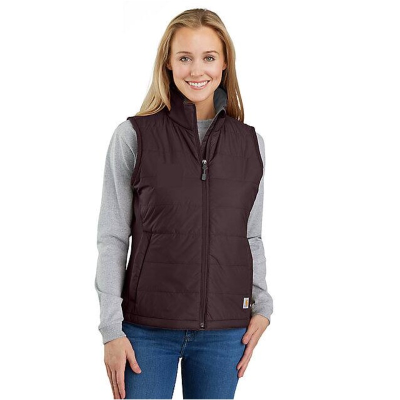 Women’s Rain Defender Puffer Vest – Relaxed Fit – Blackberry