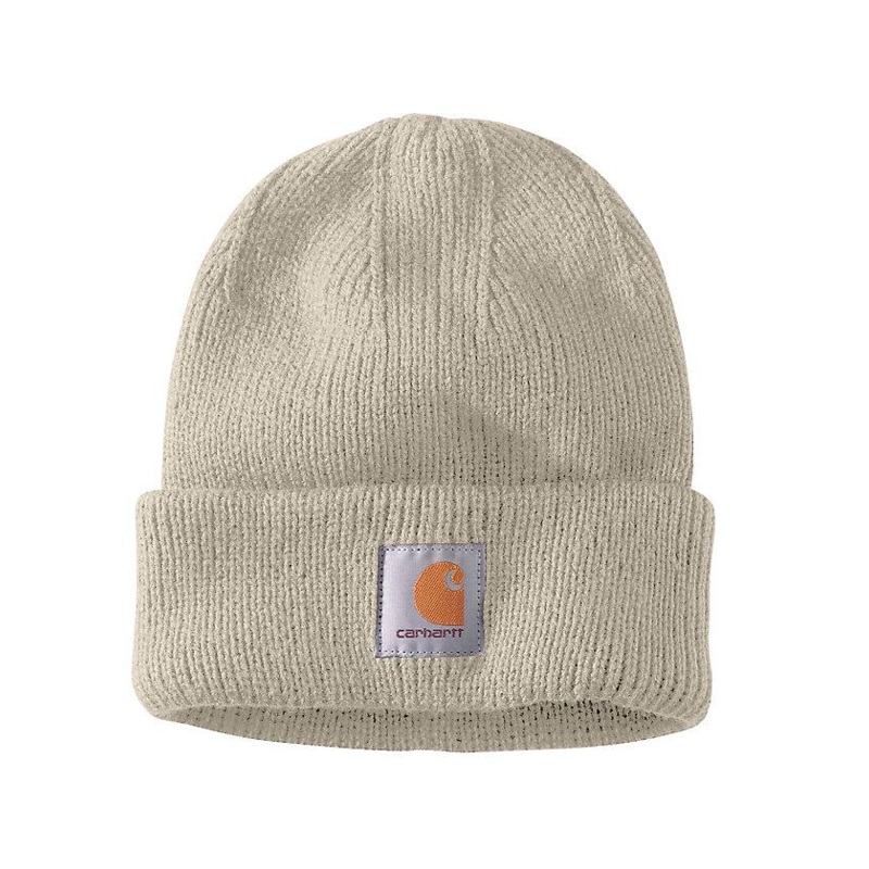 Women’s Rib Knit Beanie – Oat Milk
