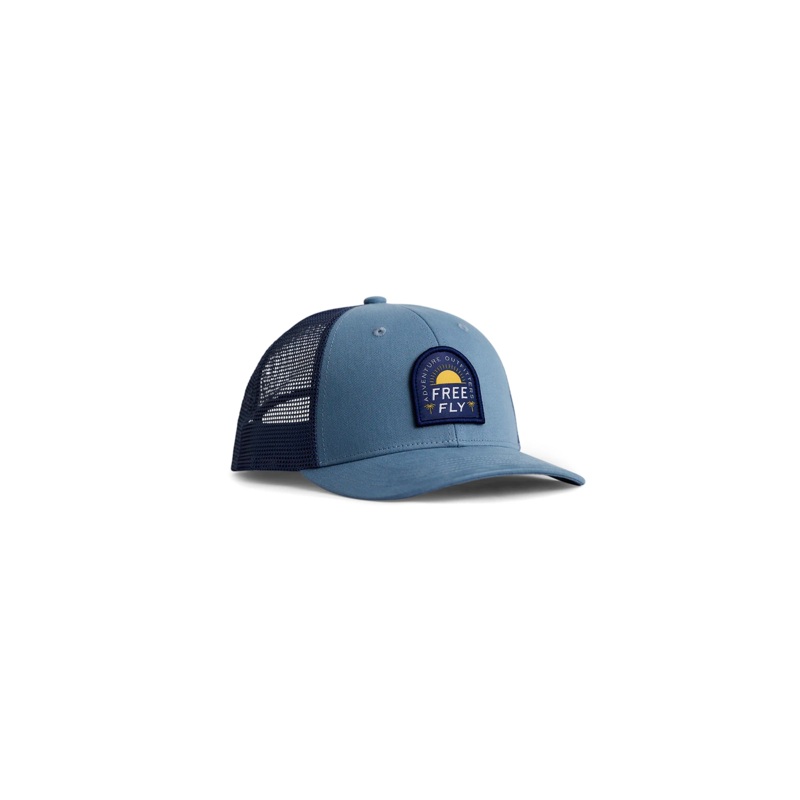 Adventure Outfitters Trucker Hat – Blue Fog