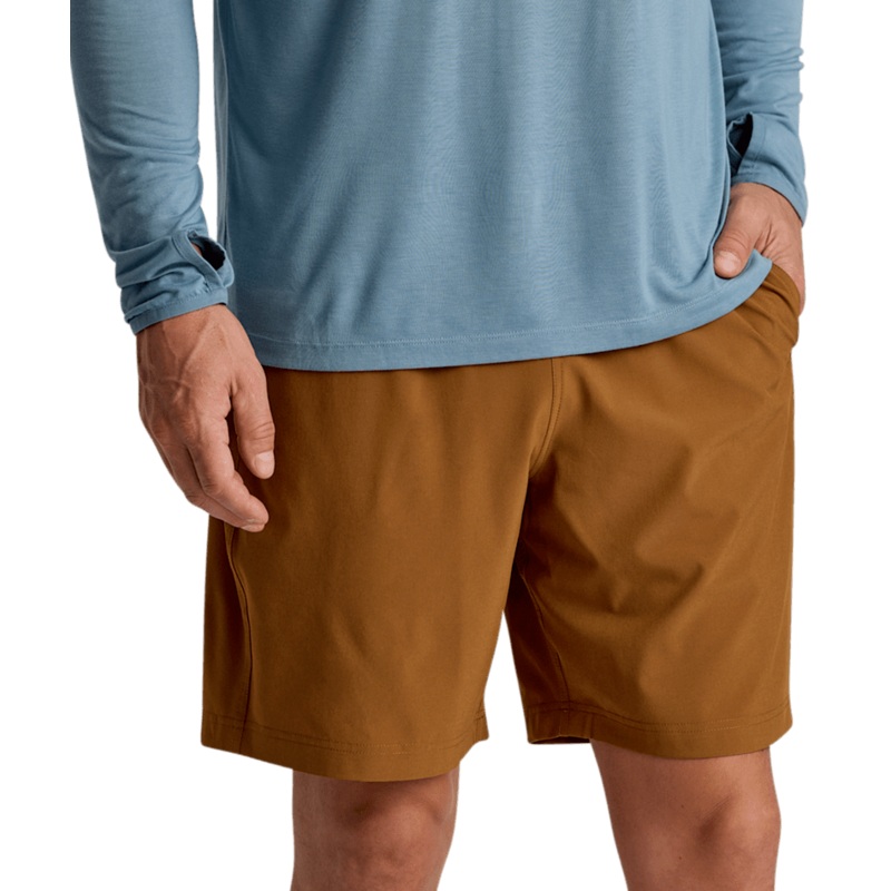 Men’s Breeze Short – 8 Unlined – Russet