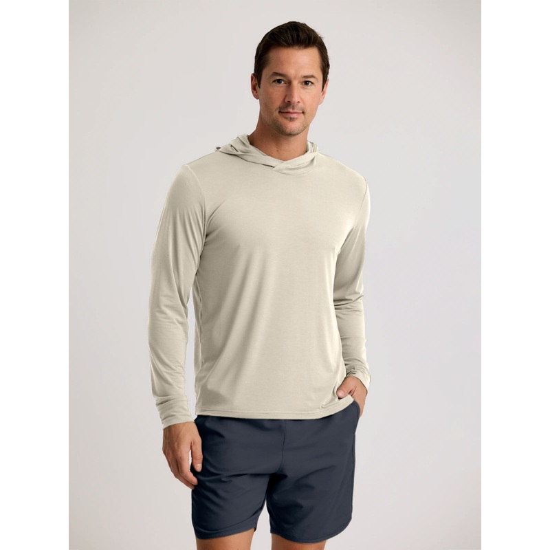 Men’s Elevate Lightweight Hoodie – Heather Birch