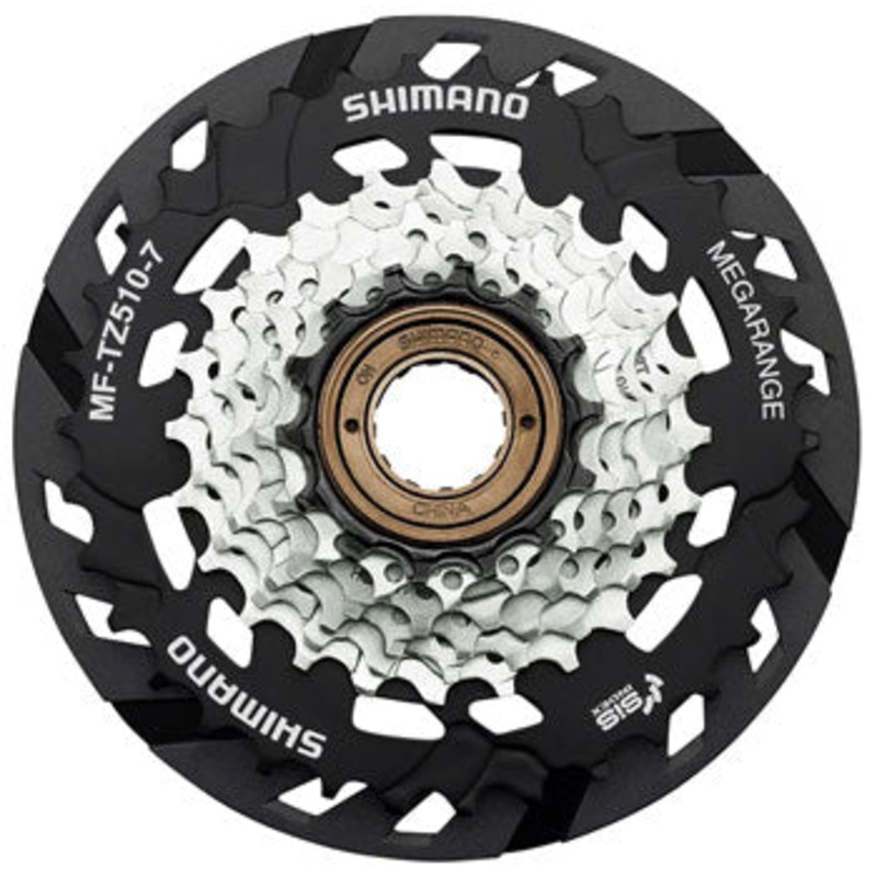 MF-TZ510 MULTIPLE FREEWHEEL SPROCKET W/ SPOKE PROTECTOR