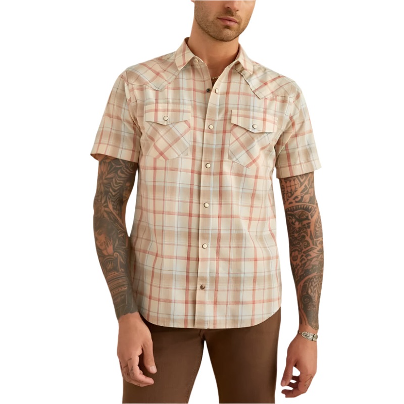 Mns Horton Retro Fit Shirt – Light Brown