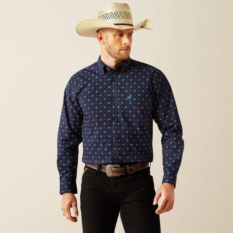 Mns Jacobi Classic Fit Shirt – Navy
