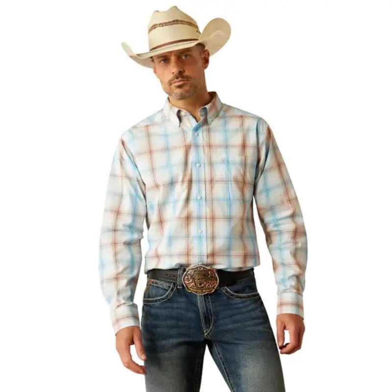 Mns Pro Grady Classic Fit Shirt – Light Brown