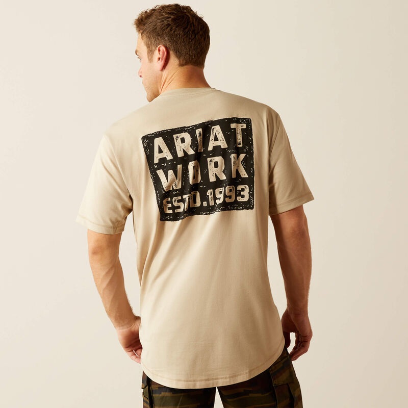 Mns Rebar Workman Brickyard T-shirt – Island Fossil
