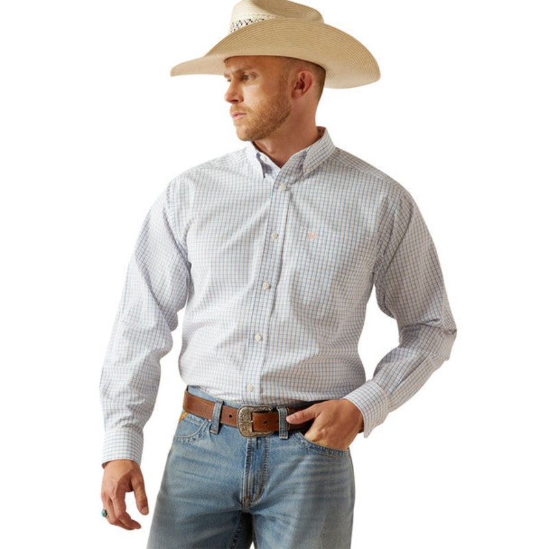 Mns Wf Alan Classic Fit Shirt – Blue
