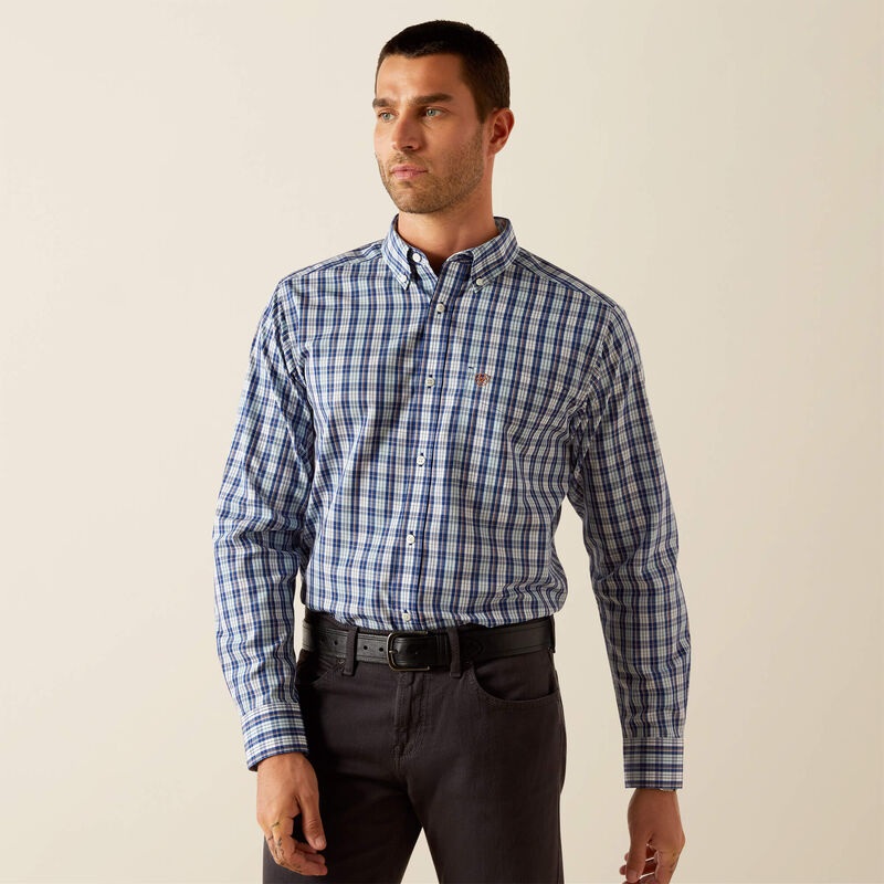 Mns Wf Bronson Fitted Shirt – Blue