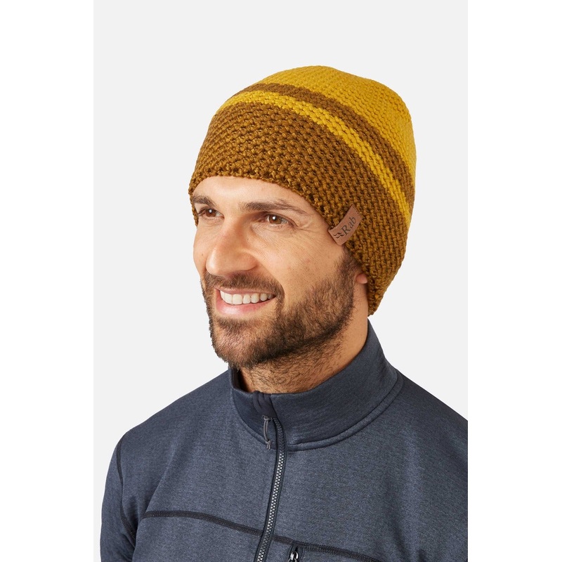 Mojette Knitted Beanie – Footprint/Sahara