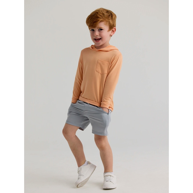 Toddler Bamboo Shade Hoodie – Tropic Orange