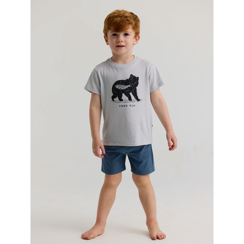 Toddler Wild Caught Tee – Heather Aspen Grey
