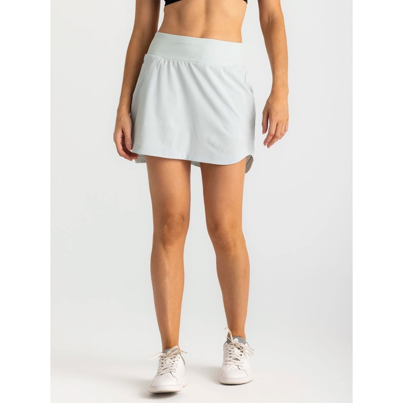 Women’s Bamboo Lined Active Breeze Skort – 15 – Sky Gray