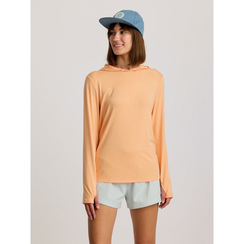 Women’s Bamboo Shade Hoodie II – Tropic Orange