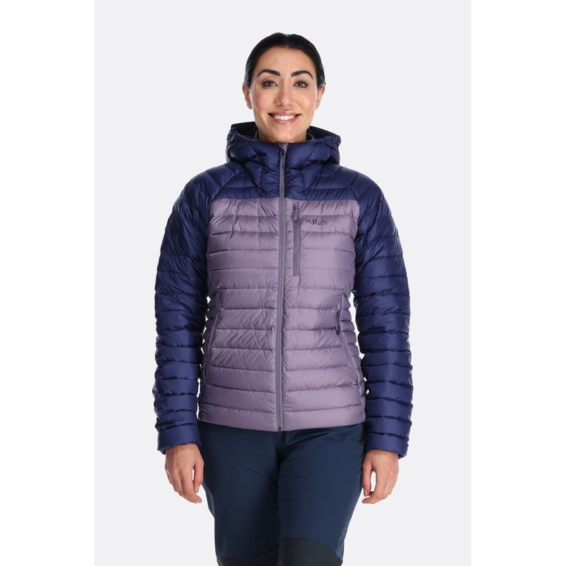 Women’s Microlight Alpine Down Jacket – Patriot Blue/Purple Sage
