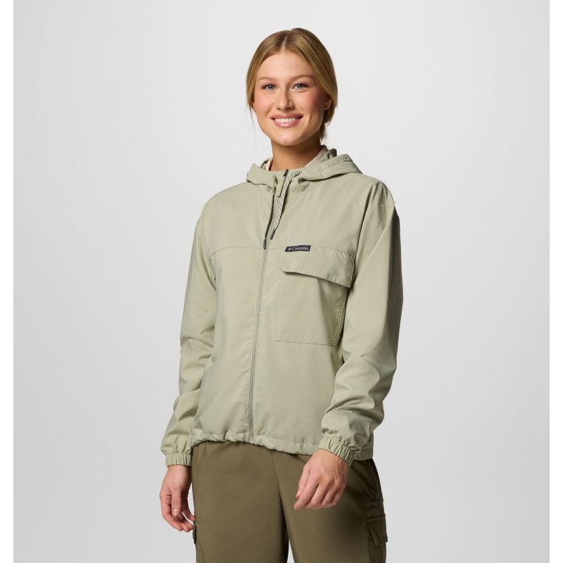 Women’s Skien Valley Hooded Long Sleeve Shirt – Safari