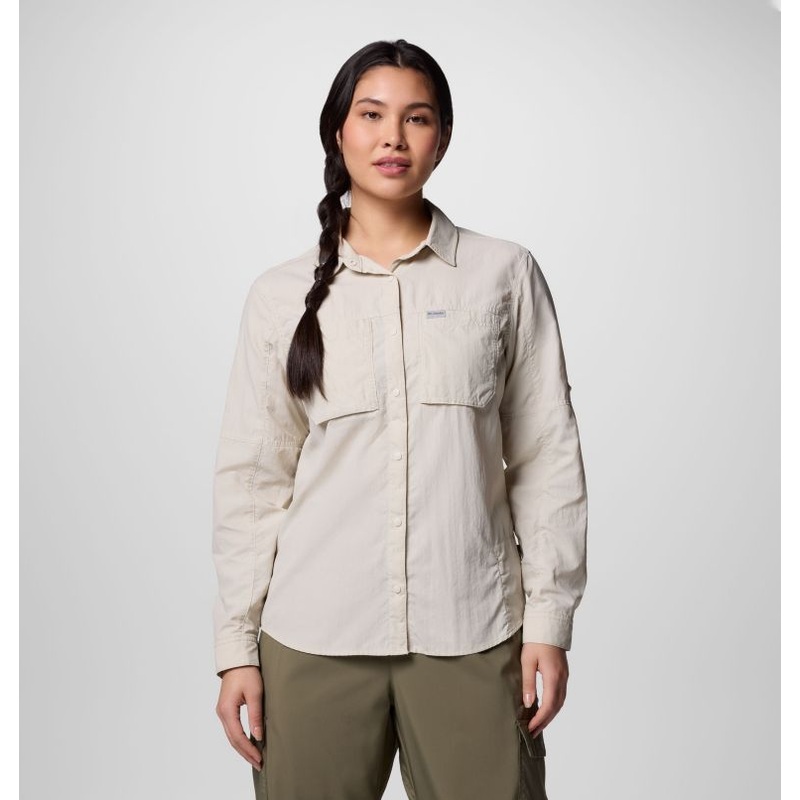 Women’s Skien Valley Long Sleeve Shirt – Dark Stone