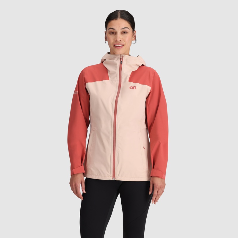 Women’s Stratoburst Stretch Rain Jacket – Sienna Moondust