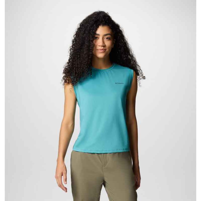 Women’s Wild Springs Muscle Tank – Teal