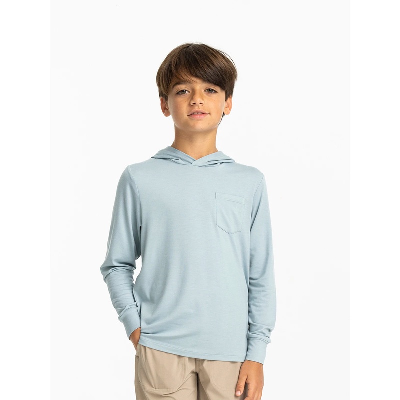 Youth Bamboo Shade Hoodie – Ocean Mist